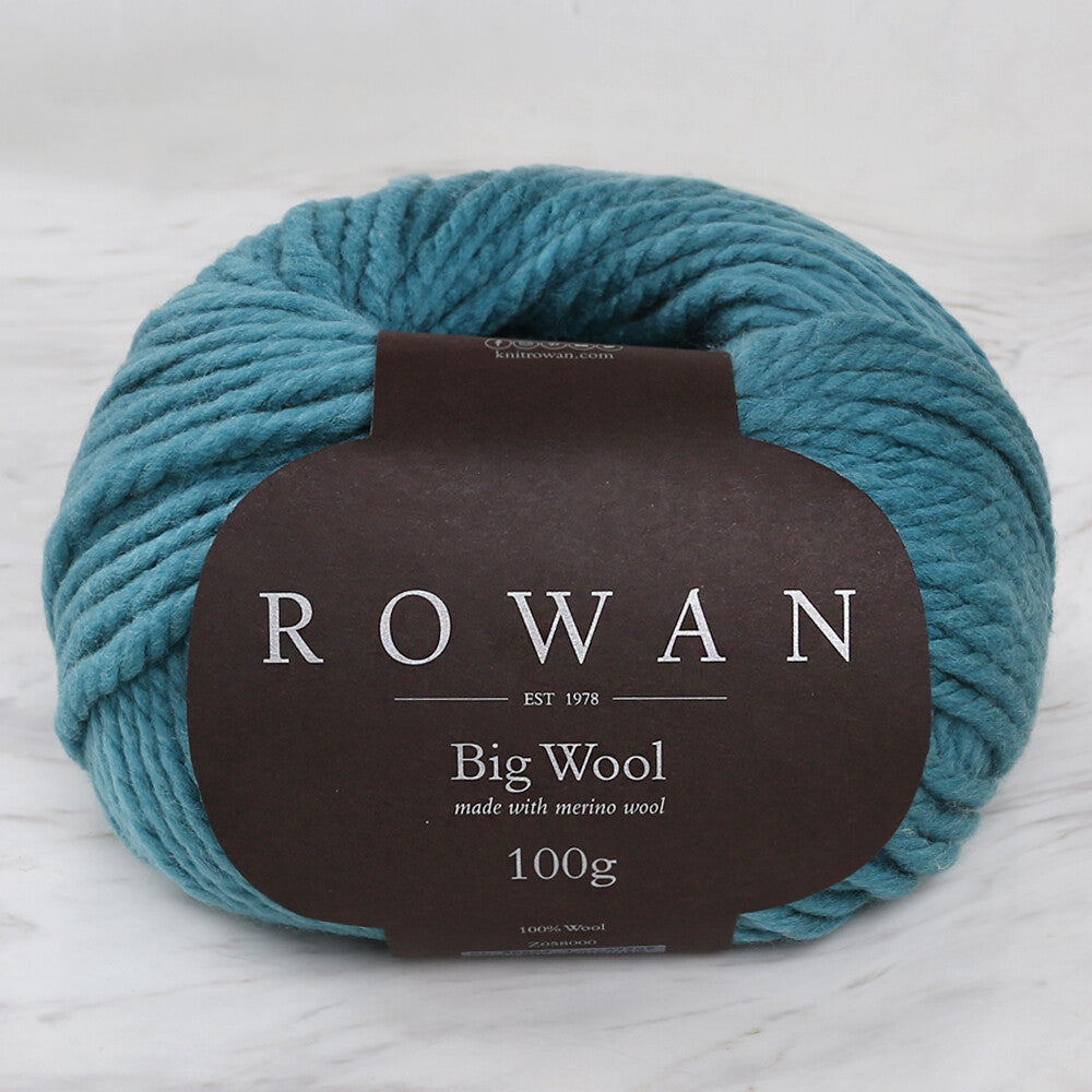 Rowan Big Wool Yeşil El Örgü İpi - 00054